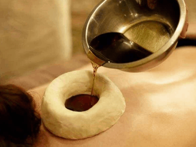 Greevabasti - abhyanga massage - best ayurvedic hospitl in varanasi